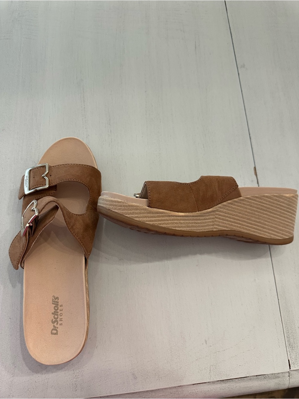 Dr. Scholl's Cali Breeze Wedge Sandal Size 9M Like New - Picture 2 of 11